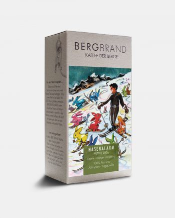 Filterkaffeebohnen HASENALARM der Kaffeerösterei BERGBRAND aus Mittelfranken