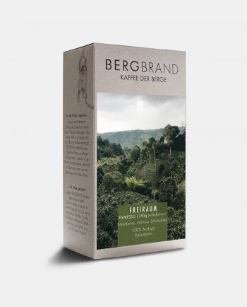 Koffeinfreie Espressobohnen FREIRAUM der Kaffeerösterei BERGBRAND in der Weissgerbergasse