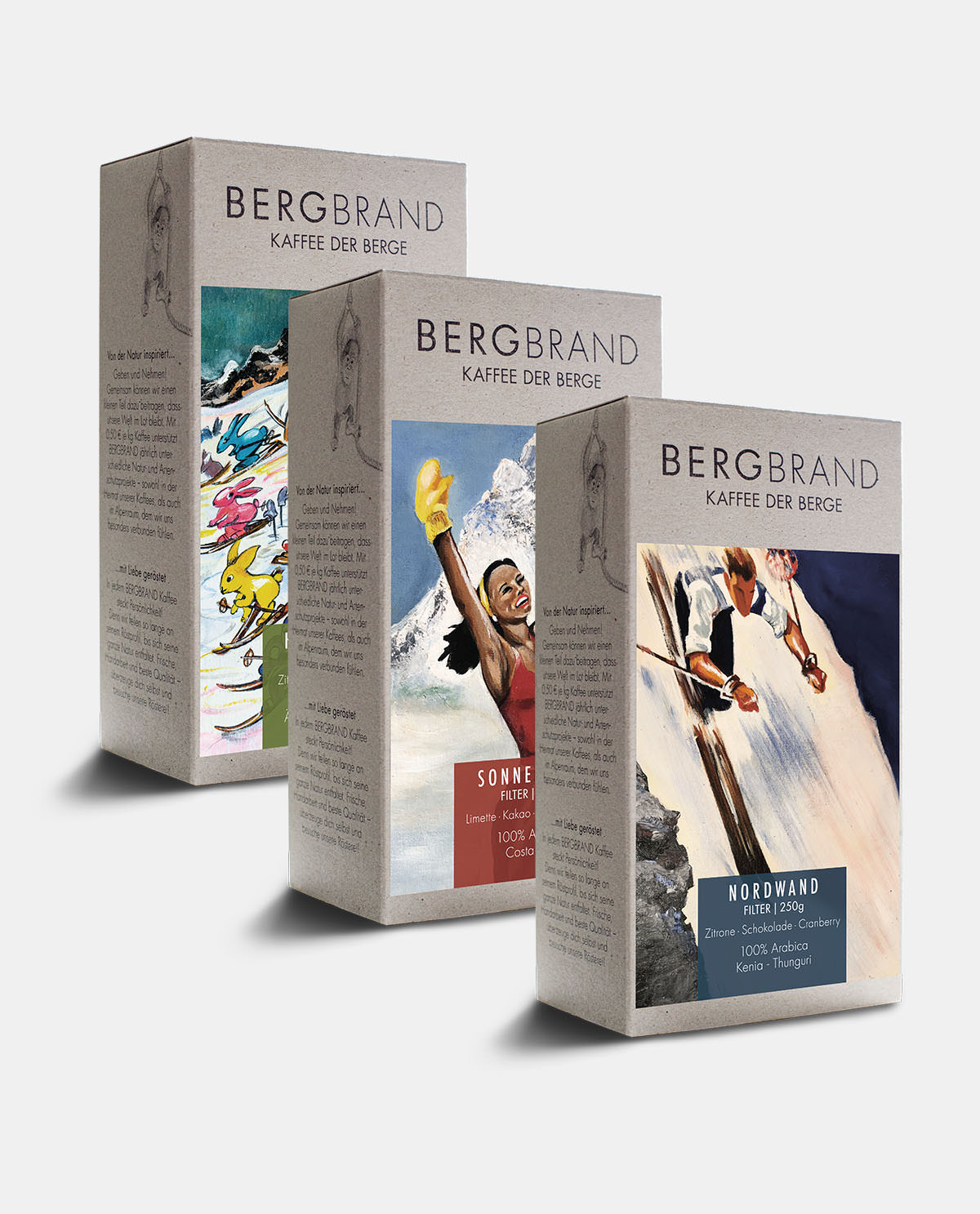 Filterkaffee Paket fruchtige Zusammenstellung aus Nürnberg