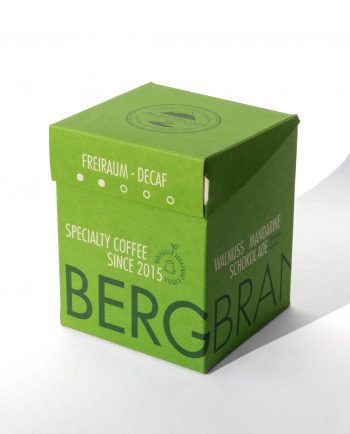 Kaffeeverpackung BERGBRAND Freiraum Koffeinfrei