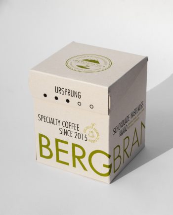 Kaffeeverpackung BERGBRAND Ursprung
